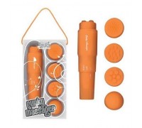 Клиторальный вибратор Funky Massager, 10Х2 см (оранжевый)