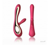 Lelo Soraya - Вибратор-кролик с удобной ручкой, 22х4.4 см (розовый)