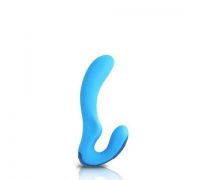 Topco Sales Climax Elite, Ariel Rechargeable 6x Silicone Vibe - вибомассажер, 15,2х3,3 см (голубой)