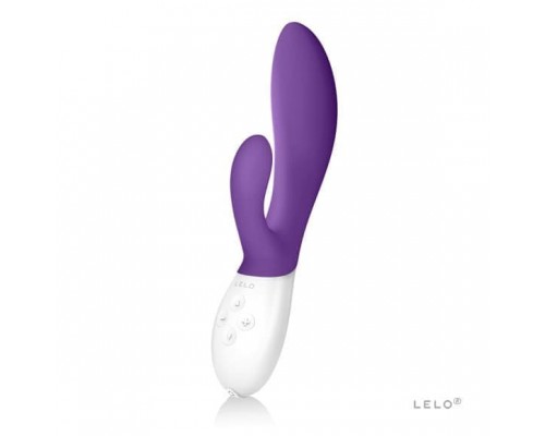 Lelo Ina 2 - Вибратор-кролик для точки G и клитора, 20х3.5 см (фиолетовый)