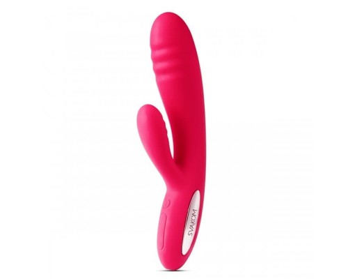 Svakom Adonis Rabbit Vibrator - вибромассажер-кролик, 20х3.8 см (розовый)