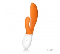 Lelo Ina 2 - Вибратор-кролик для точки G и клитора, 20х3.5 см (оранжевый)