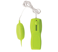 Виброяйцо, светящееся в темноте Glo-Glo a Go-Go Electric Lemon Flicker Tip Vibrating Bullet (лайм)