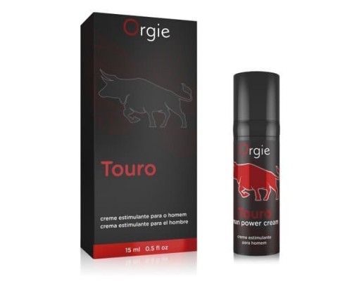 Orgie Touro erection cream - крем для усиления эрекции, 15 мл