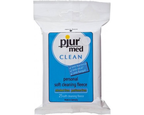 Влажные салфетки pjur med CLEAN (25 шт) для интимной гигиены