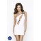 Белое сексуальное платье Passion Erotic Line CORNELIA DRESS