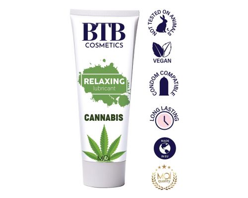 Смазка на водной основе BTB FLAVORED CANNABIS (100 мл)