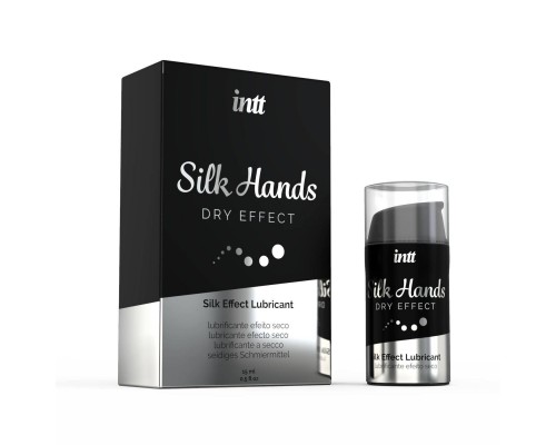 Ульта-густая силиконовая смазк Intt Silk Hands (15 мл) с матовым эффектом, шелковистый эффект