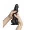 Фаллоимитатор Strap-On-Me SLIDING SKIN REALISTIC DILDO BLACK - XXL