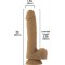 Фаллоимитатор ADDICTION - ANDREW - 8" Bendable Silicone Dong - Caramel