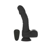 Фаллоимитатор Naked Addiction – 8.6” Silicone Rotating & Thrusting Vibrating Dildo with Remote Black