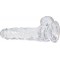 Фаллоимитатор ADDICTION - Crystal Clear Dildo with Balls - 7"