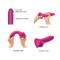 Фаллоимитатор Strap-On-Me SLIDING SKIN REALISTIC DILDO FUCHSIA - S