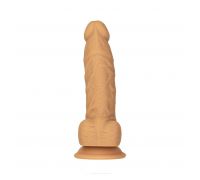 Фаллоимитатор ADDICTION - 8" DUAL DENSITY SILICONE DILDO - CARAMEL