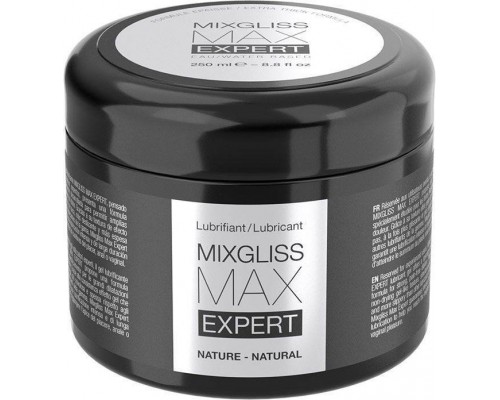 Густая смазка для фистинга и анального секса MixGliss MAX Expert Nature (250 мл) на водной основе