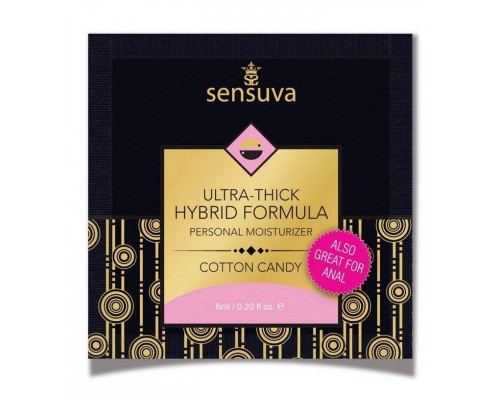 Пробник Sensuva - Ultra-Thick Hybrid Formula Cotton Candy (6 мл)