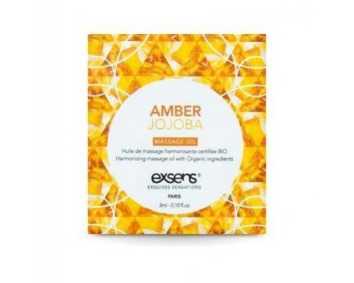 Пробник массажного масла EXSENS Amber Jojoba 3мл