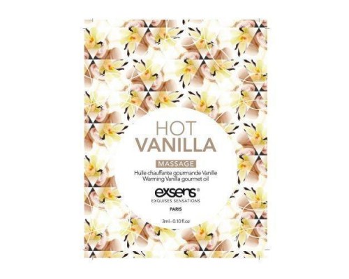 Пробник массажного масла EXSENS Hot Vanilla 3мл