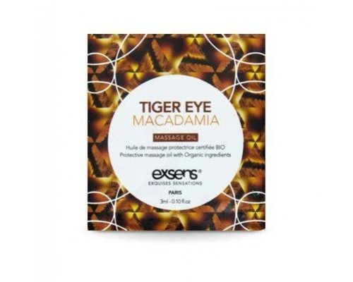 Пробник массажного масла EXSENS Tiger Eye Macadamia 3мл