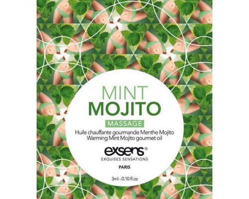 Пробник массажного масла EXSENS Mojito 3мл