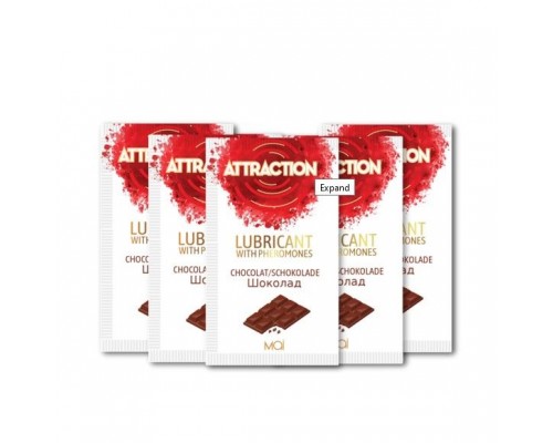 Пробник лубриканта с феромонами MAI ATTRACTION LUBS CHOCOLATE (10 мл)