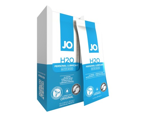 Foil Display Box - JO H2O Lubricant - Original - 12 x 10ml