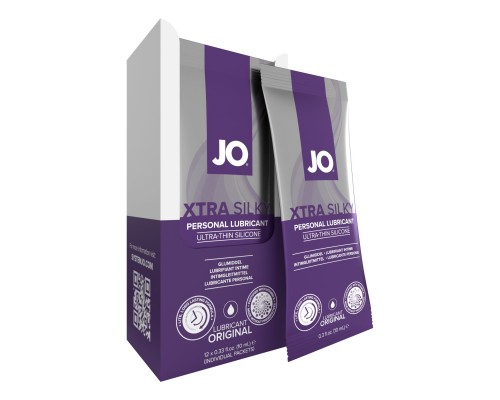 Набор лубрикантов Foil Display Box – JO Xtra Silky Siliconel – 12 x 10ml