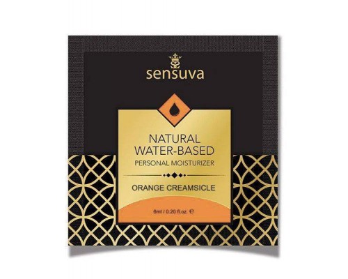 Пробник Sensuva - Natural Water-Based Orange Creamsicle (6 мл)