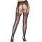 Leg Avenue Fishnet tights with backseam Black O/S