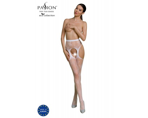 Эротические колготки-бодистокинг Passion ECO S001 white