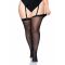 Leg Avenue Sheer Stockings + PLUS SI Black