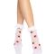 Leg Avenue Strawberry ruffle top anklets