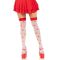 Чулки Leg Avenue Polka Dot Mushroom Thigh Highs One Size