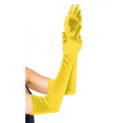 Длинные перчатки Leg Avenue Extra Long Satin Gloves yellow