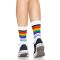 Leg Avenue Pride crew socks Rainbow