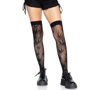 Чулки Leg Avenue 420 Net thigh highs Black