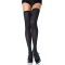 Leg Avenue Nylon Thigh Highs + PLUS SI Black