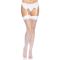 Leg Avenue Backseam Thigh Highs OS White