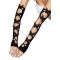 Leg Avenue Butterfly applique arm warmers Black