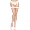 Leg Avenue Fence Net Thigh Highs OS White