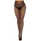 Чулки Leg Avenue Crotchless Net Tights with Heart Backseam Black One Size