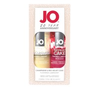 Набор вкусовых смазок System JO Champagne & Red Velvet Cake (2×60 мл), Limited Edition