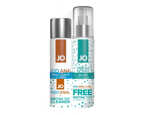 Комплект System JO GWP - H2O Anal Original Lubricant 120 мл + Misting Toy Cleaner 120 мл