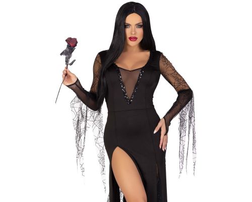 Эротический костюм Мортиши Аддамс Leg Avenue Sexy Spooky Morticia L