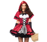 Костюм красной шапочки Leg Avenue Gothic Red Riding Hood XL