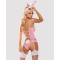 Obsessive Bunny suit 4 pcs costume pink S/M