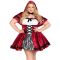 Костюм красной шапочки Leg Avenue Gothic Red Riding Hood 1X-2X