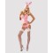 Obsessive Bunny suit 4 pcs costume pink L/XL