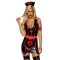 Виниловый костюм медсестры Leg Avenue Vinyl Naughty Nurse XS, платье, фартук, повязки