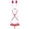 Obsessive Evilia teddy red S/M